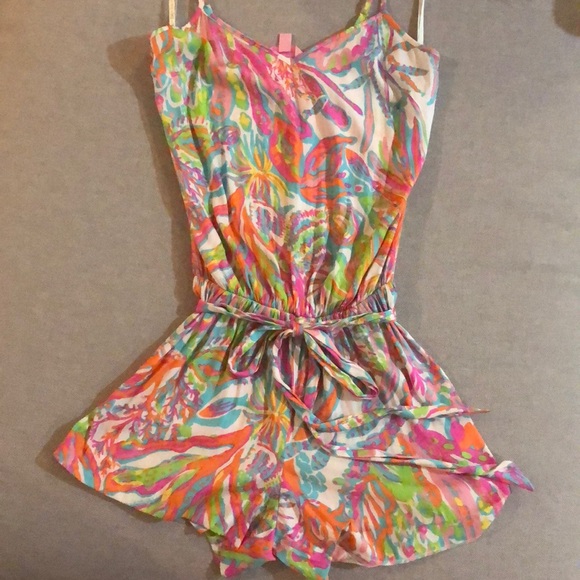 Lilly Pulitzer Silk Romper - Picture 1 of 3